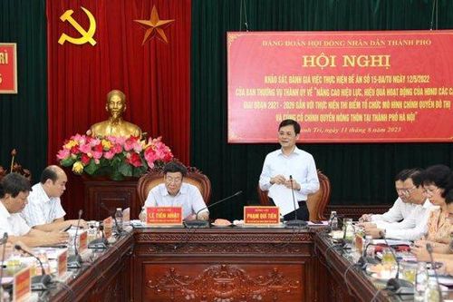 Huyện Thanh Trì quan tâm luân chuyển cán bộ khi thực hiện Đề án số 15-ĐA/TU