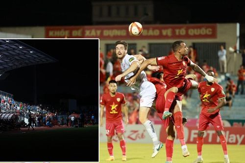 Sự cố hy hữu tại V-League: Trận Hà Tĩnh - Hải Phòng mất điện, fan ăn mừng cực nhiệt