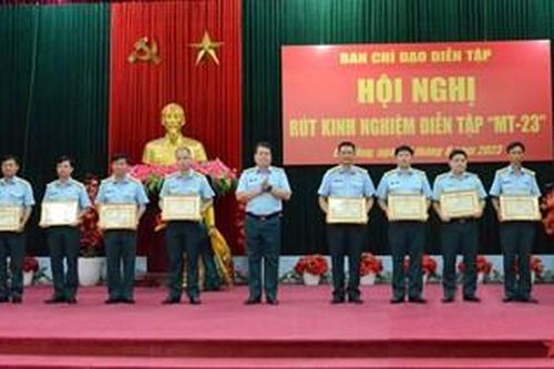 Rút kinh nghiệm diễn tập cho các đơn vị khu vực miền Trung