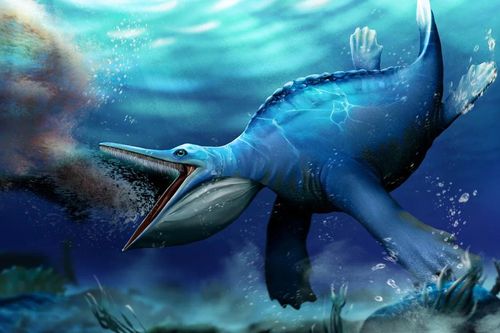 Loài bò sát biển cổ đại có kỹ thuật ăn độc đáo