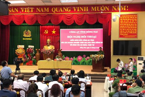 Lãnh đạo Công an tỉnh Đồng Nai đối thoại doanh nghiệp: Nêu nhiều vấn đề nóng