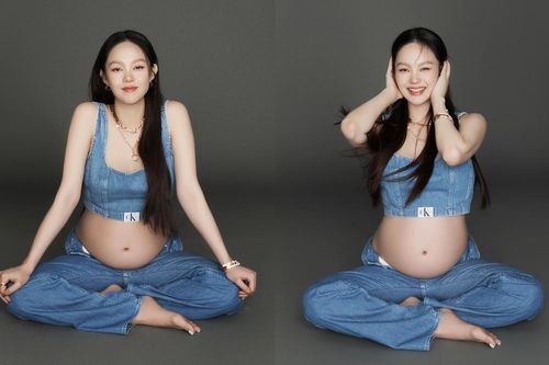 Minh Hằng cuối thai kỳ: Diện đồ hở bạo khoe bụng bầu, visual thăng hạng rõ rệt