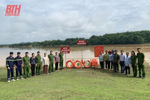 Ra mắt mô hình 'Phòng chống tai nạn đuối nước' tại huyện Vĩnh Lộc