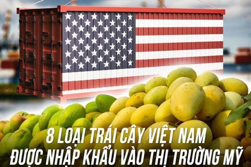 8 loại trái cây của Việt Nam được xuất khẩu sang Mỹ