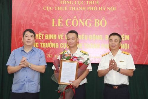 Bổ nhiệm Cục trưởng Cục Thuế TP. Hà Nội