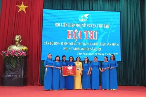 Thị trấn Phú Hòa đạt giải nhất hội thi cán bộ phụ nữ cơ sở giỏi