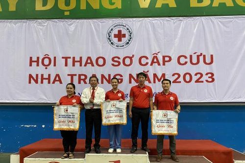 Hội Chữ thập đỏ TP. Nha Trang: Tổ chức hội thao sơ cấp cứu năm 2023