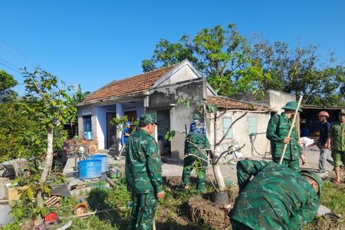 Đồn Biên phòng Ninh Hải: Khởi công xây dựng nhà 'Mái ấm tình thương' cho hộ nghèo