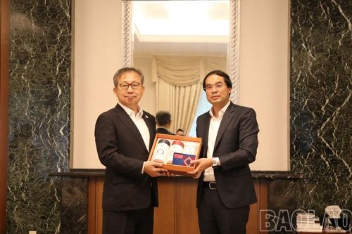Chủ tịch UBND tỉnh Lào Cai thăm và làm việc với Đại sứ Nhật Bản