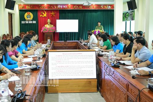 Tập huấn về công tác bảo vệ bí mật Nhà nước cho cán bộ công đoàn