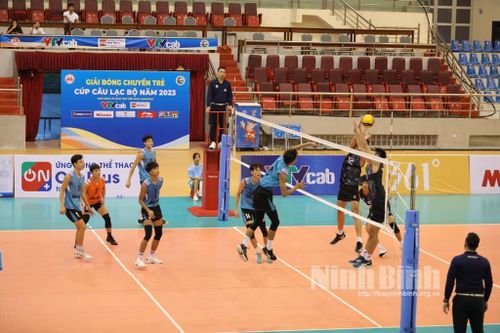 Giải bóng chuyền trẻ Cúp CLB năm 2023: VTV Bình Điền Long An giành huy chương vàng