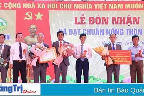 Gio Linh nỗ lực phấn đấu trở thành huyện nông thôn mới