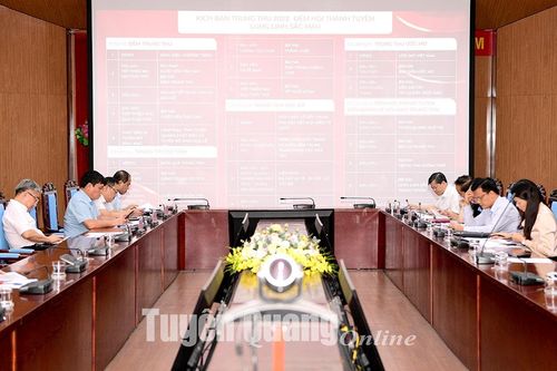 Cho ý kiến vào kịch bản Chương trình du lịch Qua những miền di sản Việt Bắc lần thứ XIV và Lễ hội Thành Tuyên năm 2023