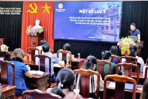 Triển khai công tác vận động, hợp tác phi chính phủ nước ngoài