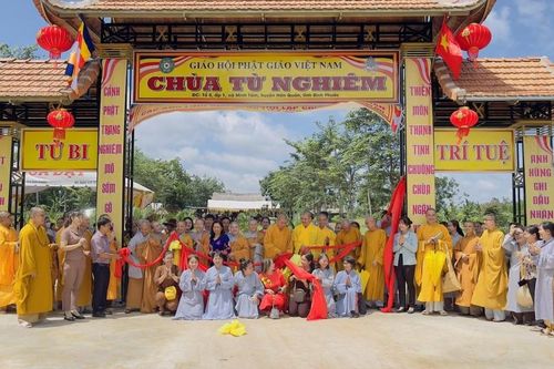 Bình Phước: Công bố quyết định thành lập chùa Từ Nghiêm (H.Hớn Quản)