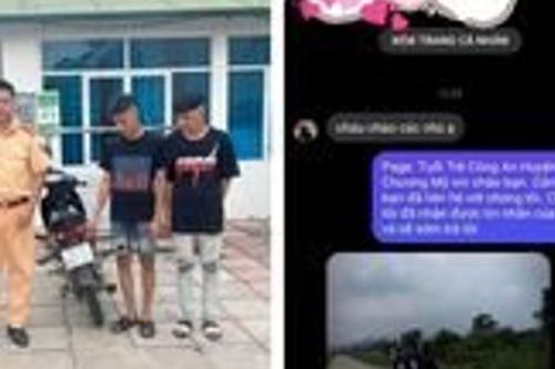 Xử lý 2 thanh niên 'bốc đầu' xe máy khoe trên mạng xã hội