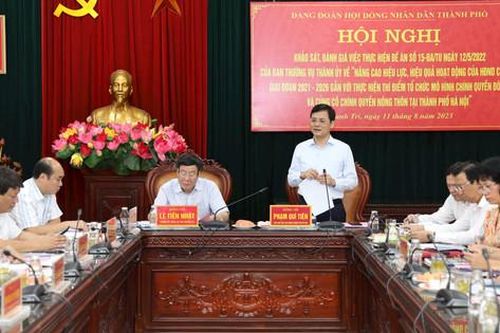 Huyện Thanh Trì: 100% phó chủ tịch HĐND xã, thị trấn hoạt động chuyên trách