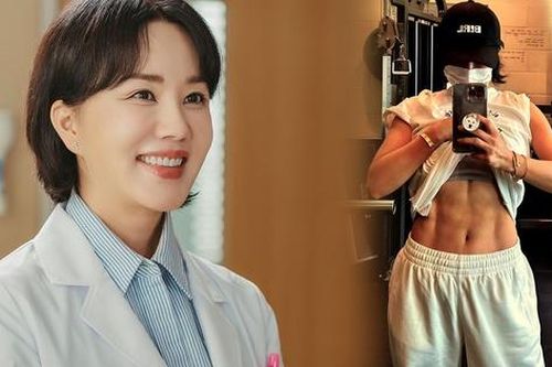 Ba sao Hàn tuổi ngoại tứ tuần có bụng múi săn chắc