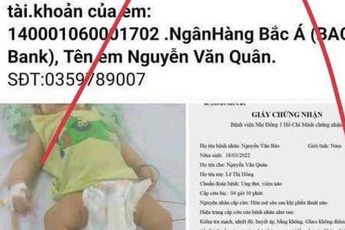 Cảnh báo bệnh viện bị giả mạo giấy tờ kêu gọi từ thiện trên facebook
