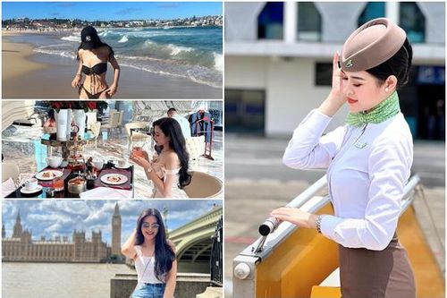 Bỏ áo ngành, tiếp viên hàng không Trâm Anh du lịch khắp thế giới, thời trang ngập hàng hiệu