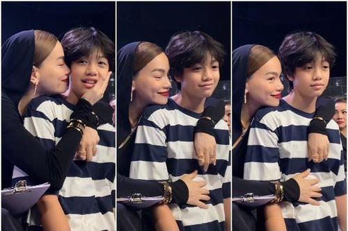 Hồ Ngọc Hà khoe cận con trai Subeo cao lớn, nhiều nét tài tử