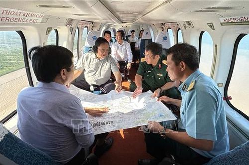 Thủ tướng thị sát tình hình sạt lở tại Cà Mau, Kiên Giang và Đồng Tháp