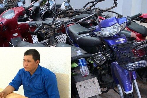 Bà Rịa - Vũng Tàu: Bắt đối tượng 'đá nóng' hàng chục xe máy