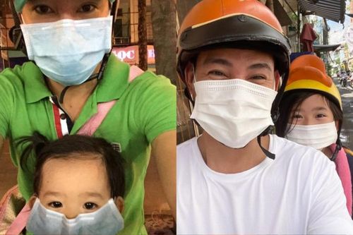 Phùng Ngọc Huy chở bé Lavie dạo phố sau 7 năm cha con xa cách