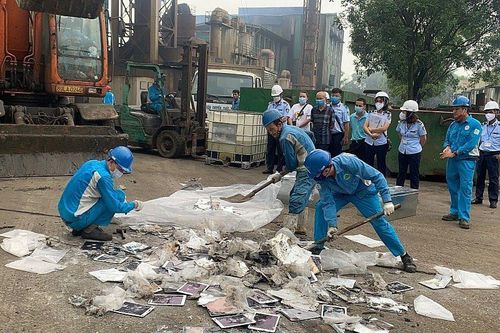 Tiêu hủy 600kg hàng giả, hàng cấm lưu thông đợt 3/2023