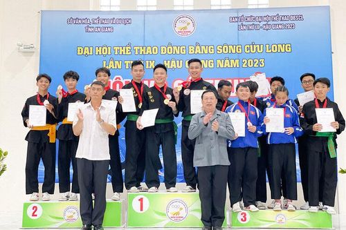 Đại hội Thể thao ĐBSCL lần thứ IX/2023: An Giang hạng nhất toàn đoàn môn võ cổ truyền