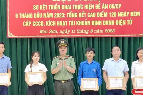 Mai Sơn sơ kết triển khai thực hiện Đề án 06/CP của Chính phủ