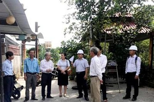 Kiểm tra tiến độ dự án đường đi bộ sông Như Ý