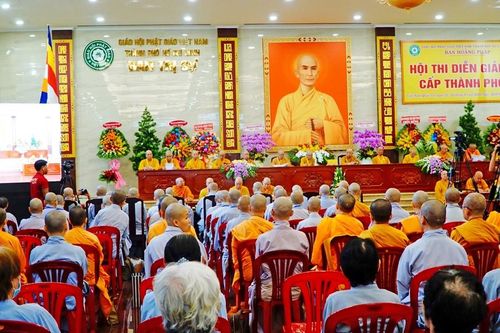 Ban Hoằng pháp Phật giáo TP.HCM khai mạc hội thi diễn giảng cấp thành phố tại Việt Nam Quốc Tự