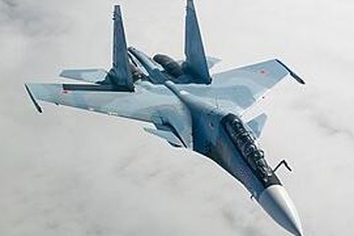 Rơi máy bay chiến đấu Su-30 của Nga