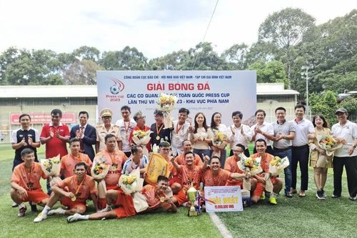 CLB Phóng viên Đời sống - Xã hội vô địch Press Cup 2023 khu vực phía Nam