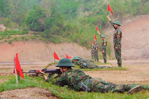 Chiến sĩ mới trưởng thành sau huấn luyện