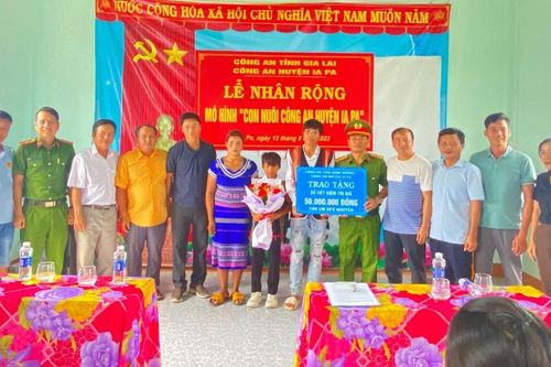 Nhân rộng mô hình 'Con nuôi công an huyện Ia Pa'
