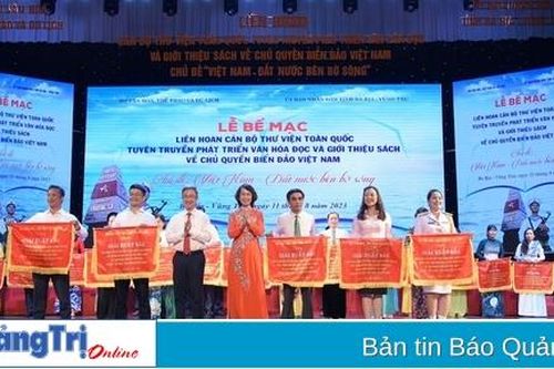 Thư viện tỉnh Quảng Trị đoạt Giải Xuất sắc tại liên hoan cán bộ Thư viện toàn quốc