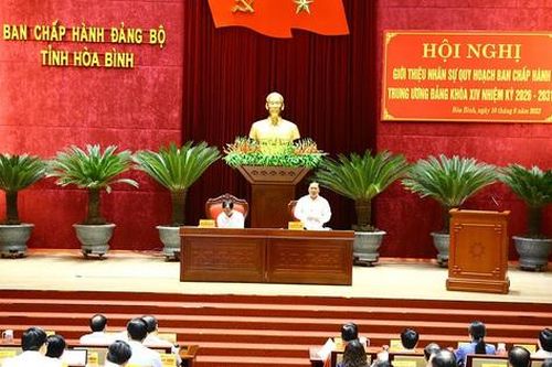 Hòa Bình giới thiệu 2 nhân sự vào quy hoạch Trung ương