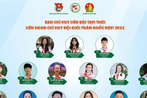 270 đại biểu tham gia Liên hoan Chỉ huy Đội giỏi toàn quốc năm 2023