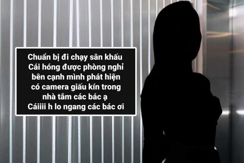 Nữ ca sĩ đi diễn cùng chồng, phát hiện camera quay lén trong nhà tắm khách sạn