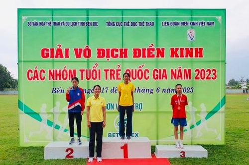 Đà Nẵng xếp thứ ba tại giải điền kinh trẻ vô địch quốc gia