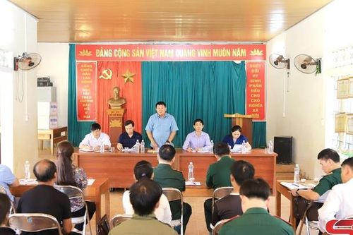 Đồng chí Phó Bí thư Thường trực Tỉnh ủy thăm và làm việc tại xã Tân Xuân