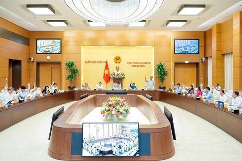 Thông qua Nghị quyết sửa đổi về chức vụ, chức danh của sĩ quan CAND có cấp bậc hàm cao nhất là Trung tướng, Thiếu tướng