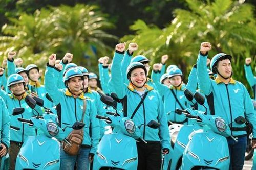 Xe máy điện Xanh SM hoạt động tại Hà Nội