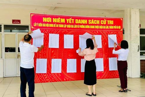 Huyện Gia Lâm chuẩn bị điều kiện lấy ý kiến cử tri về thành lập quận