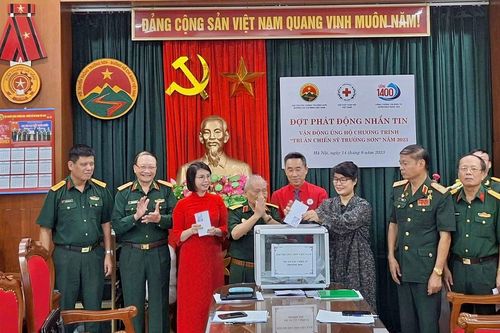 Phát động Chương trình nhắn tin 'Tri ân chiến sĩ Trường Sơn' năm 2023
