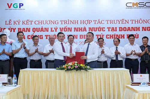 Cổng Thông tin điện tử Chính phủ hợp tác truyền thông với Ủy ban Quản lý vốn Nhà nước tại doanh nghiệp