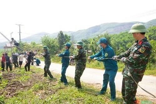 Bộ đội về thắp sáng đường quê