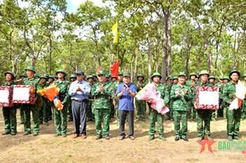 Bộ đội Biên phòng tỉnh Đắk Lắk tổ chức diễn tập chiến thuật đồn biên phòng